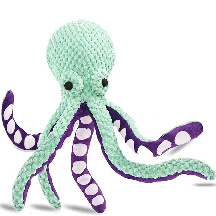 Plush Octopus Squeaky Toy