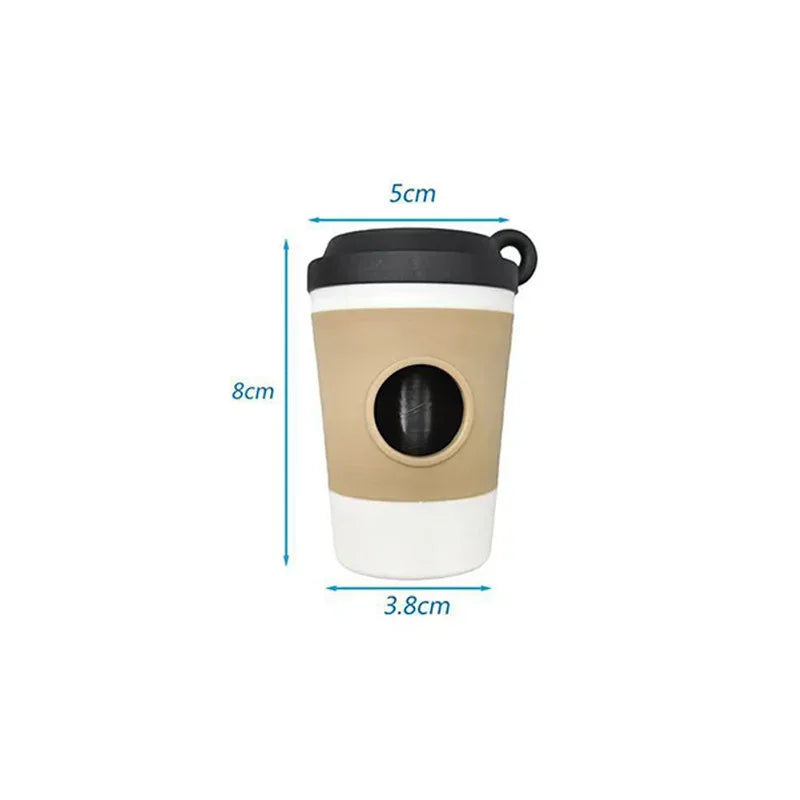 Coffee Cup Pet Poop Bag Dispenser