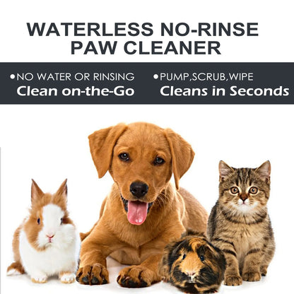 Pet Paw Cleaner Foam with Silicone Brush