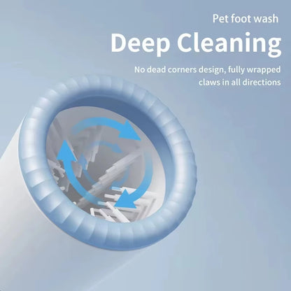 Electric Automatic Pet Foot Washing Machine Portable Quick Clean Low Noise Waterproof Dog Paw Cleaner Foot Cup
