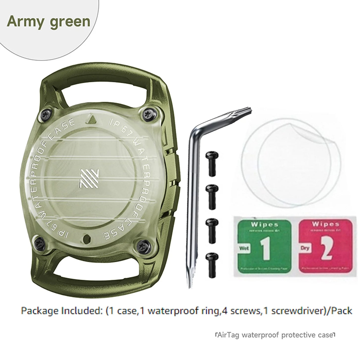 IP68 Waterproof AirTag Pet Collar Holder
