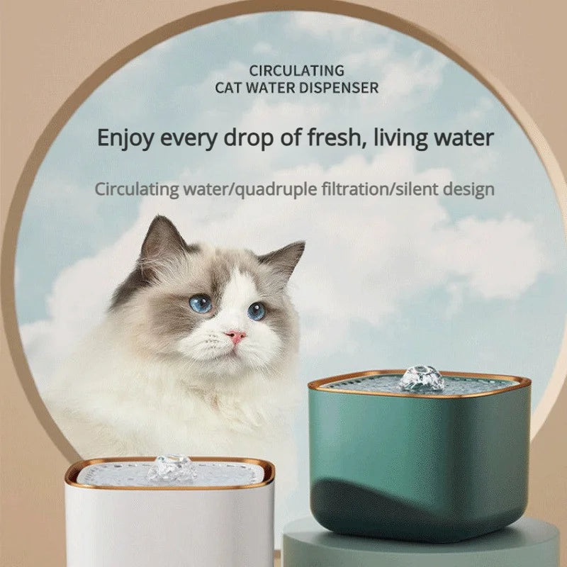 Pet Water Fountain with LED Light