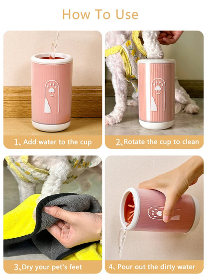 Portable Pet Paw Cleaning Cup