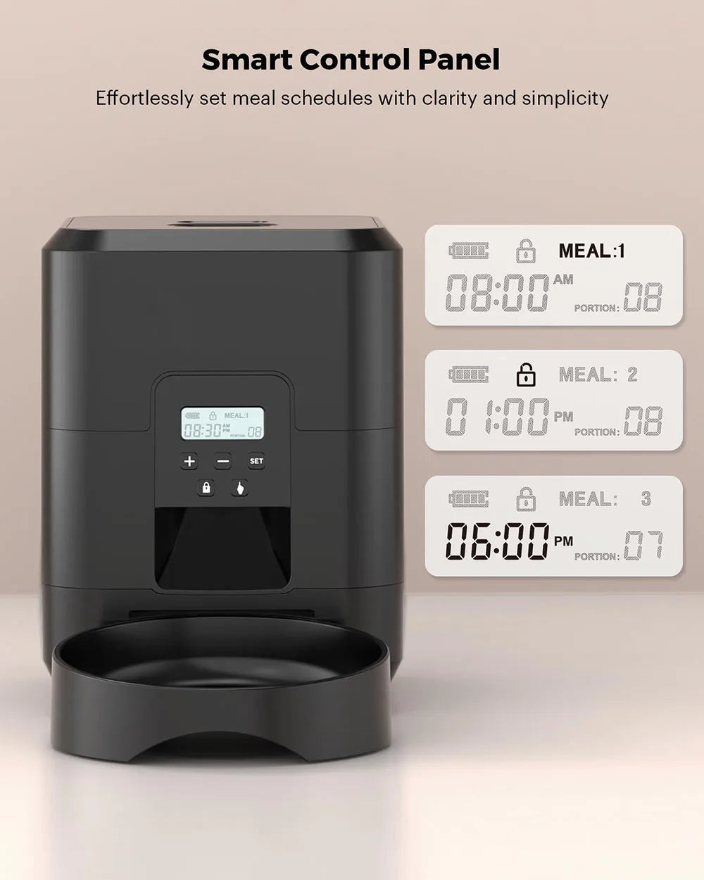Smart & Automatic Pet Feeder with Timer