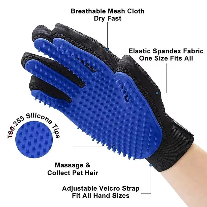 Silicone Pet Grooming & Bath Glove