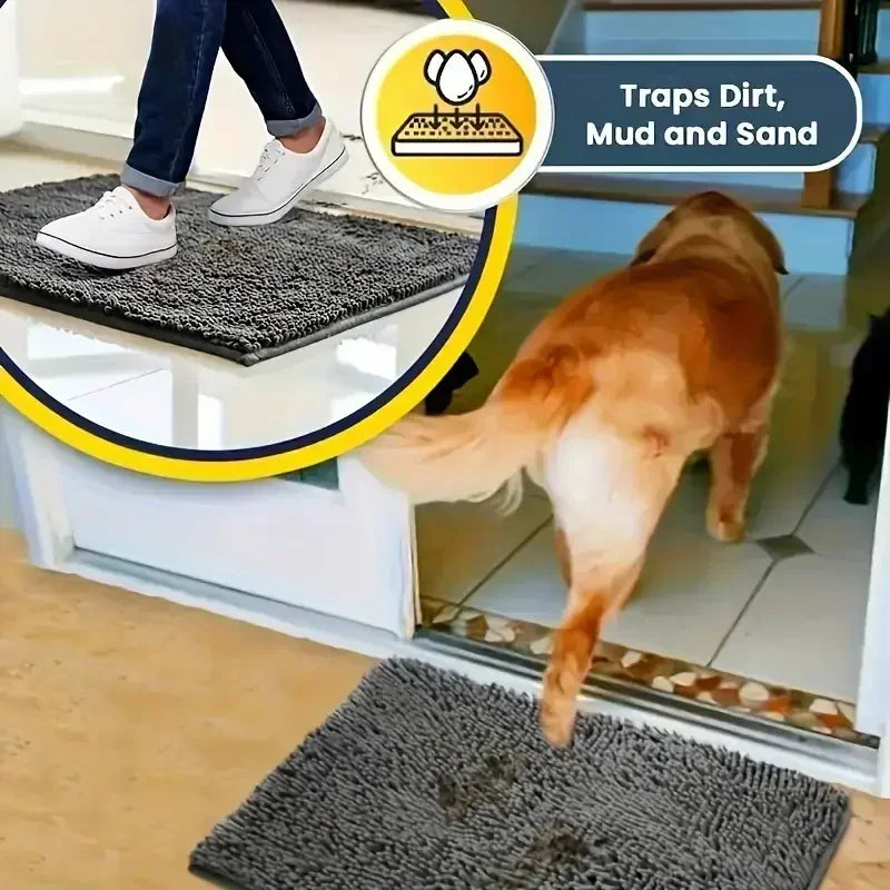 Chenille Pet Mud Mat