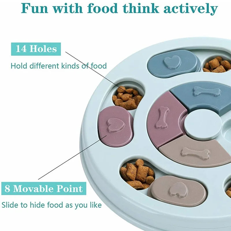 Pet Slow Feeder Puzzle Bowl