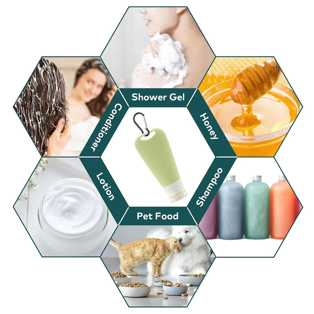Pet Silicone Travel Water Bottle
