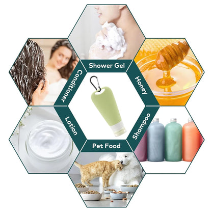 Pet Silicone Travel Water Bottle