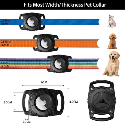 IP68 Waterproof AirTag Pet Collar Holder
