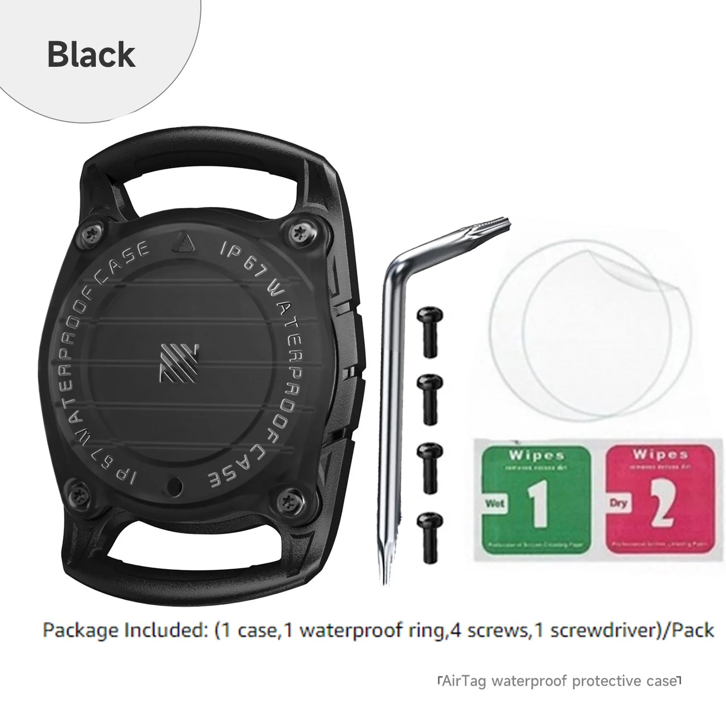 IP68 Waterproof AirTag Pet Collar Holder