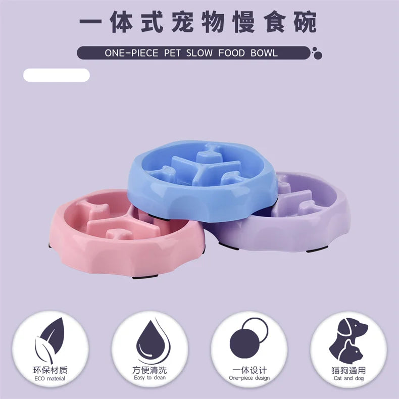 Pet Slow Feeder Bowl