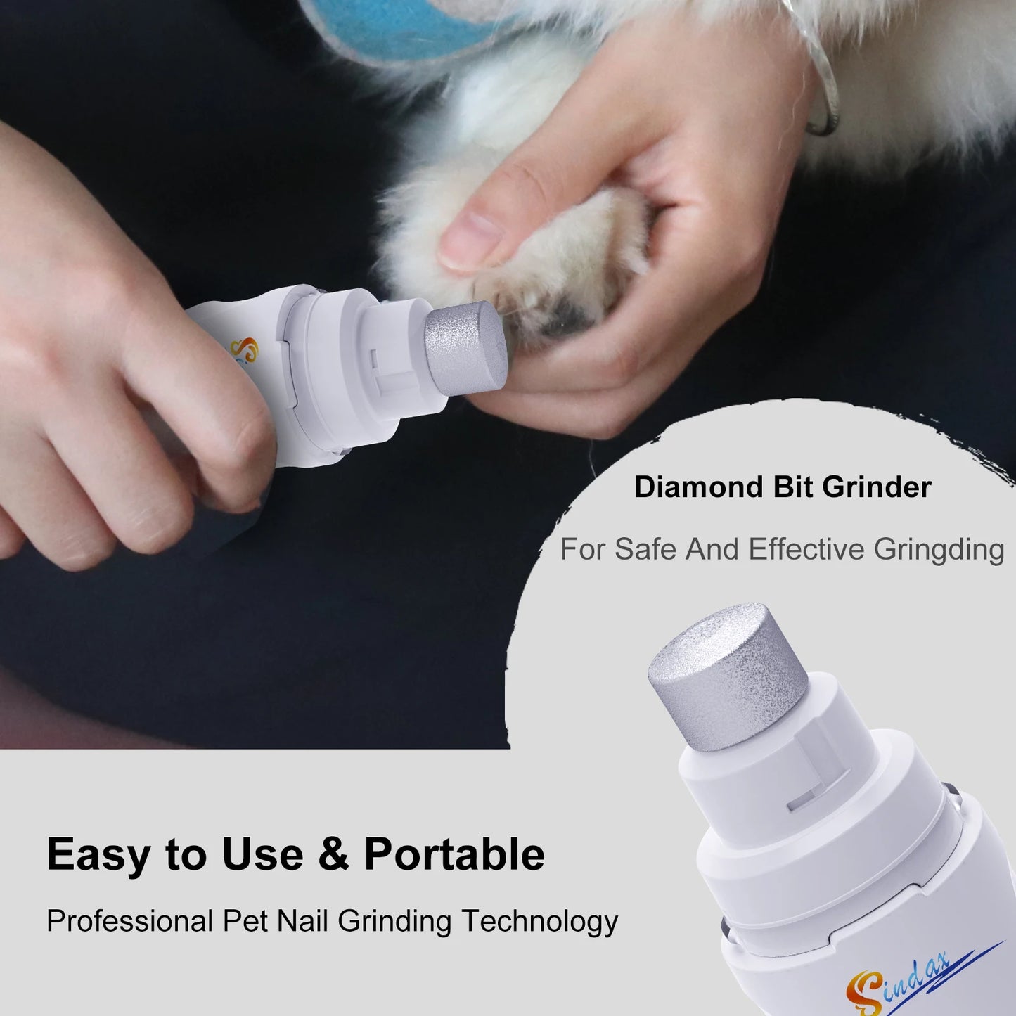 Rechargeable Pet Nail Grinder