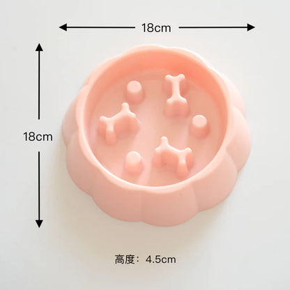Pet Slow Feeder Bowl