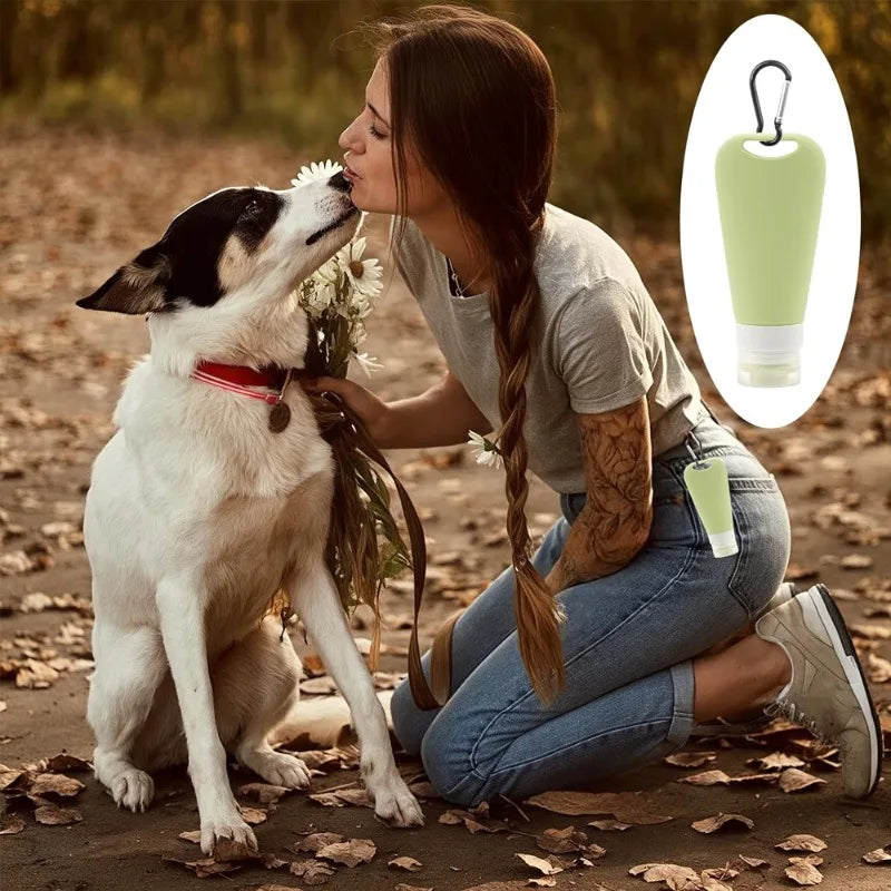 Pet Silicone Travel Water Bottle