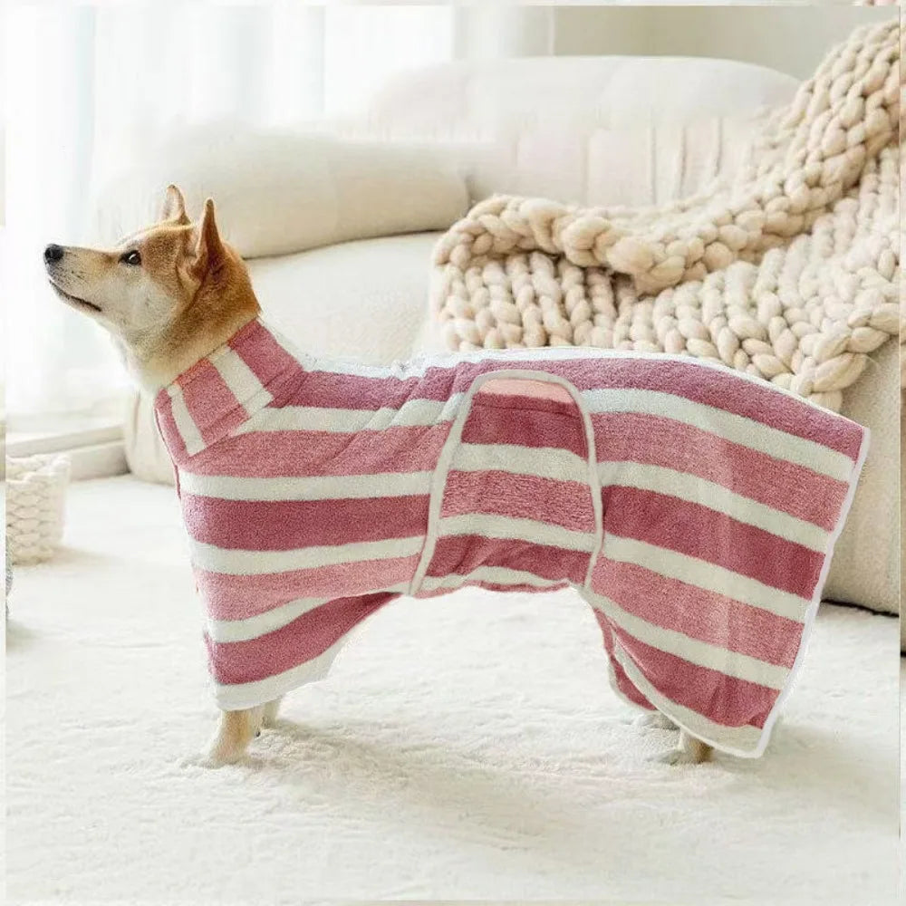 Microfibre Pet Bathrobe & Towel