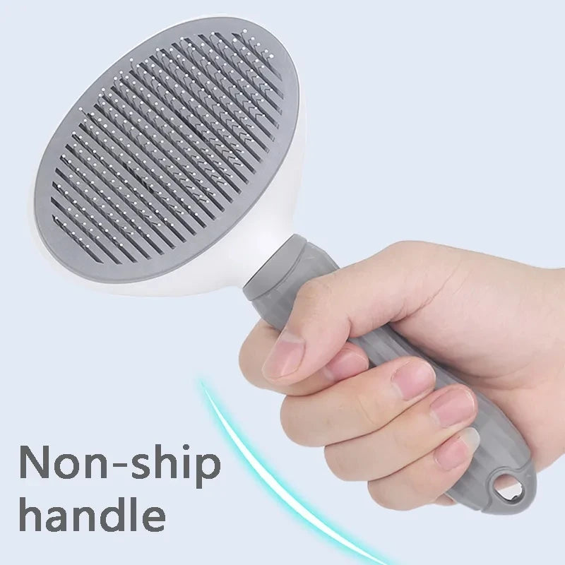 Self-Cleaning Pet Slicker Brush