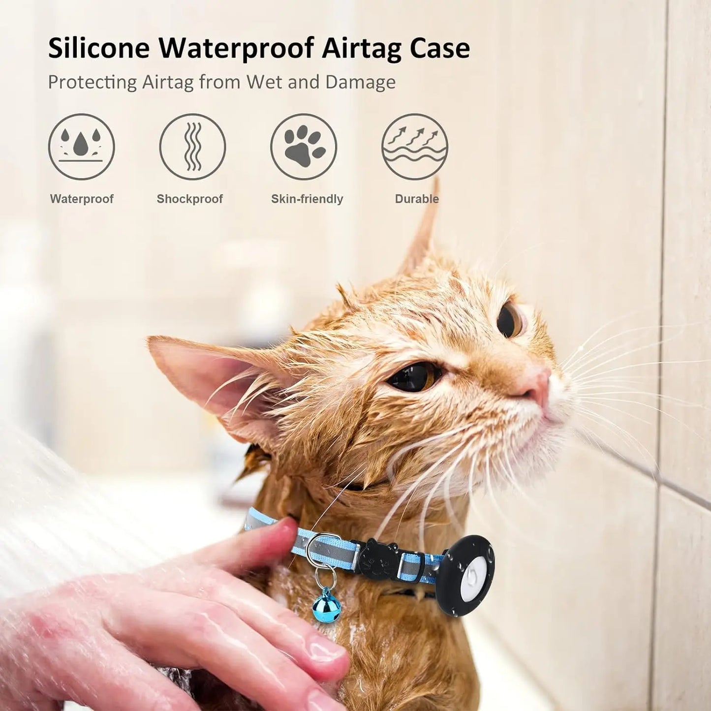 Silicone Brooch AirTag Holder