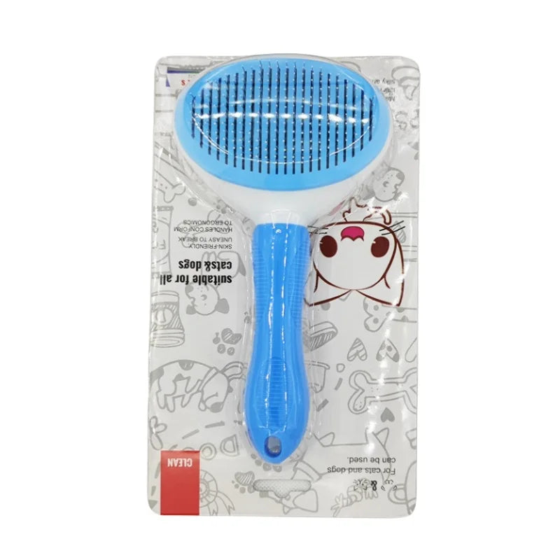 Self-Cleaning Pet Slicker Brush