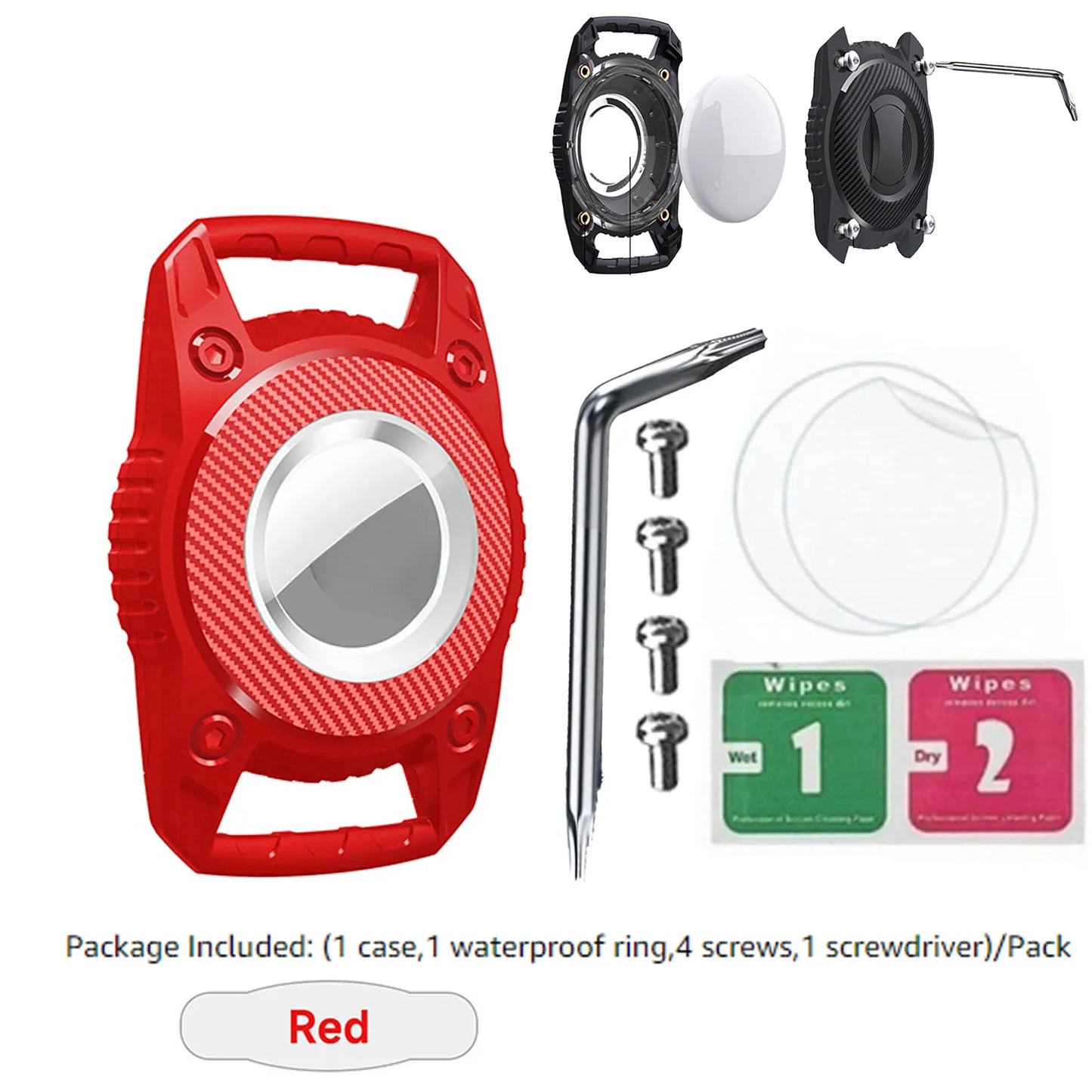 IP68 Waterproof AirTag Pet Collar Holder