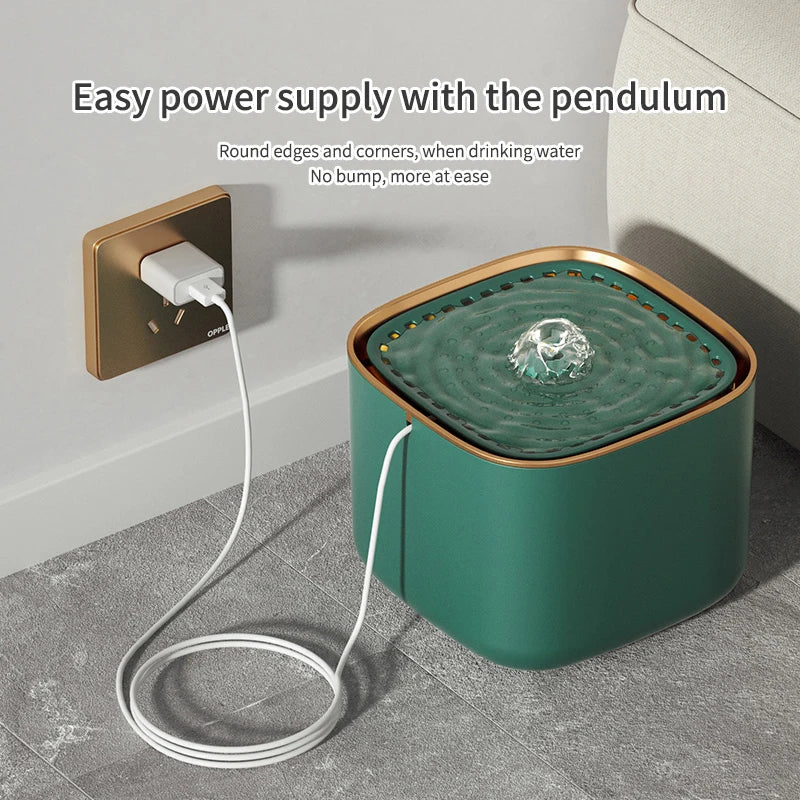Pet Water Fountain with LED Light