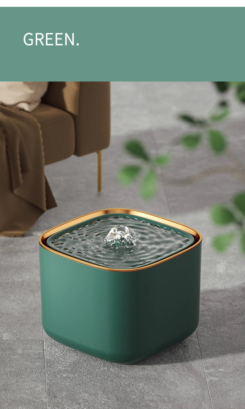Pet Water Fountain with LED Light