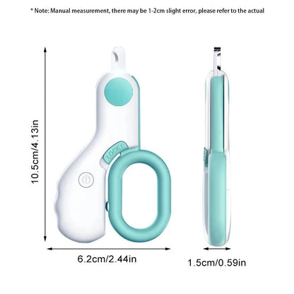 LED Pet Nail Clipper with Safety Lock