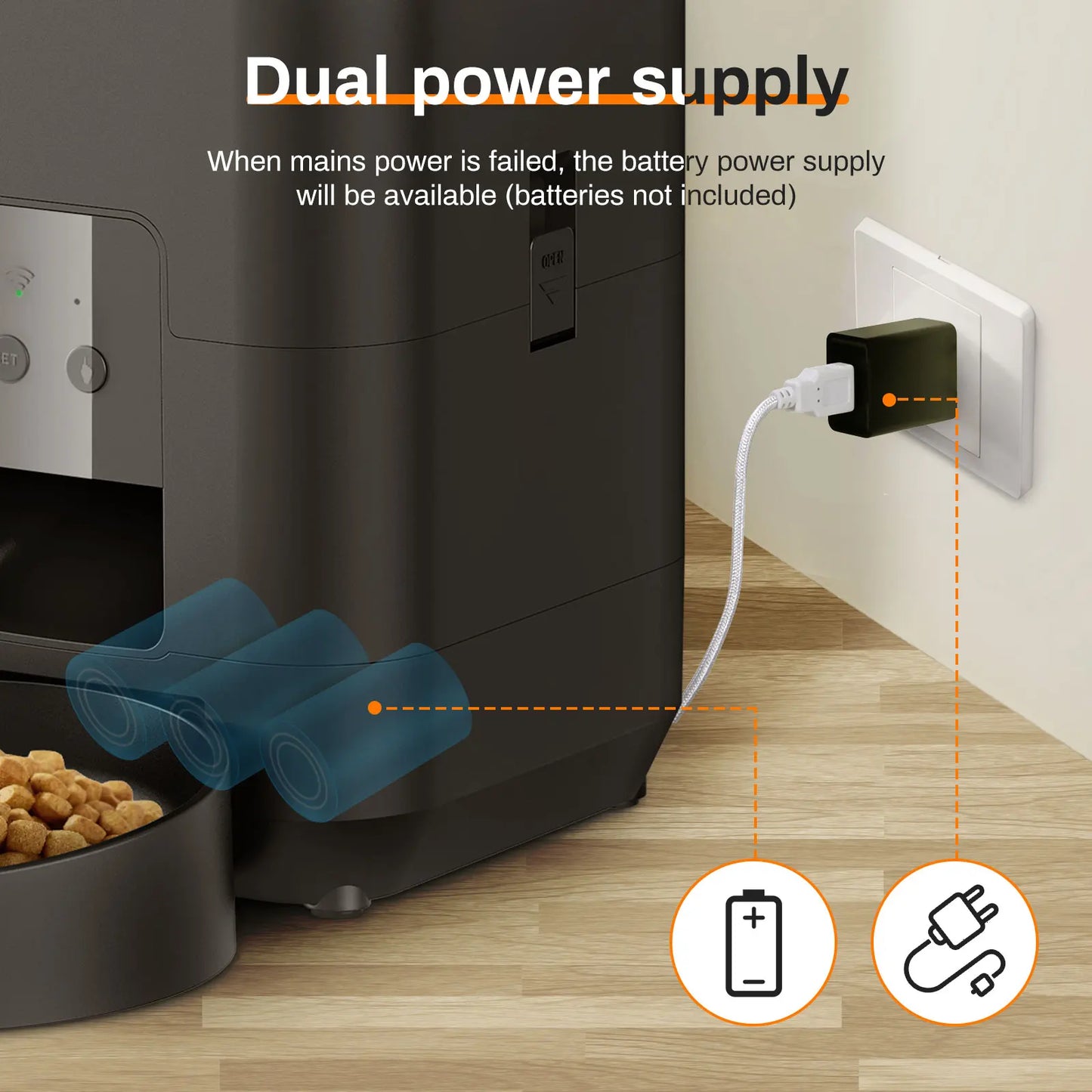 Smart & Automatic Pet Feeder with Timer