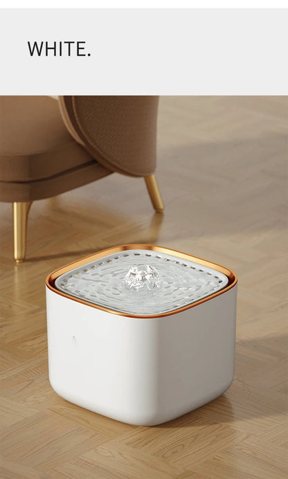 Pet Water Fountain with LED Light