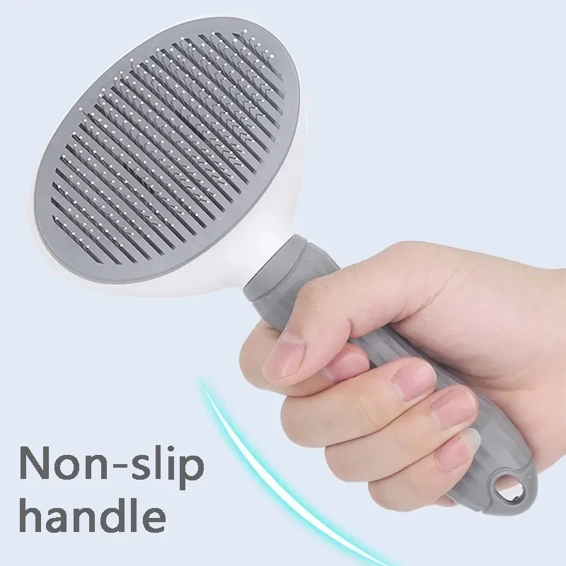 Self-Cleaning Pet Slicker Brush