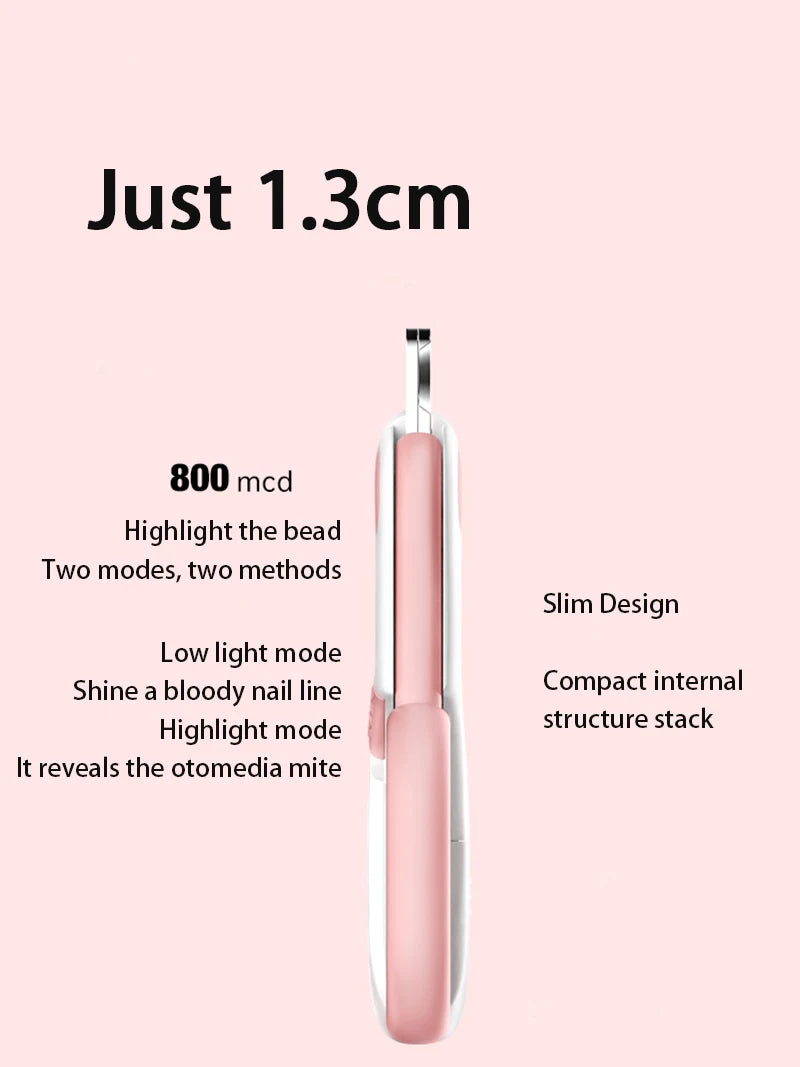 LED Pet Nail Clipper with Safety Lock