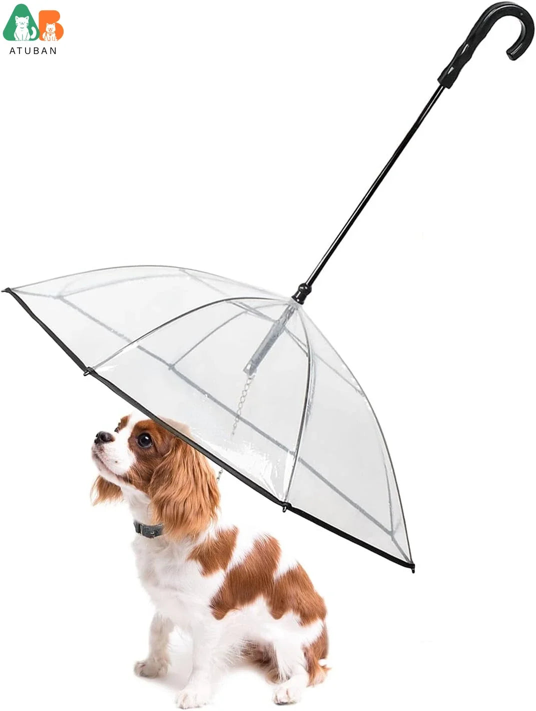Pet Umbrella with Built-In Leash
