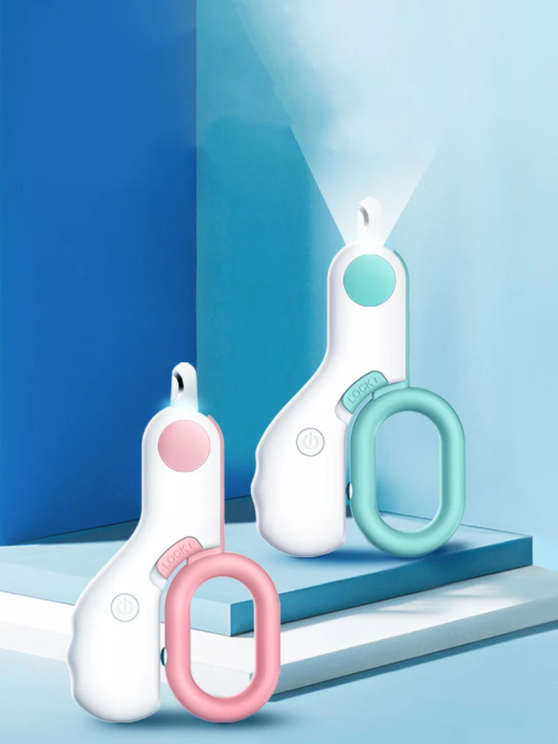 LED Pet Nail Clipper with Safety Lock