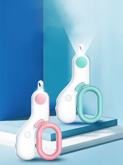 LED Pet Nail Clipper with Safety Lock