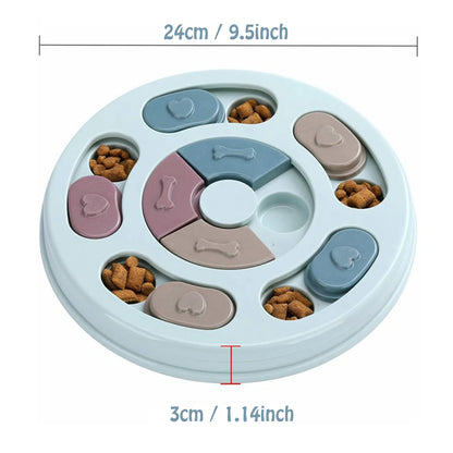 Pet Slow Feeder Puzzle Bowl