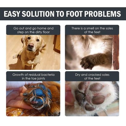 Pet Paw Cleaner Foam with Silicone Brush