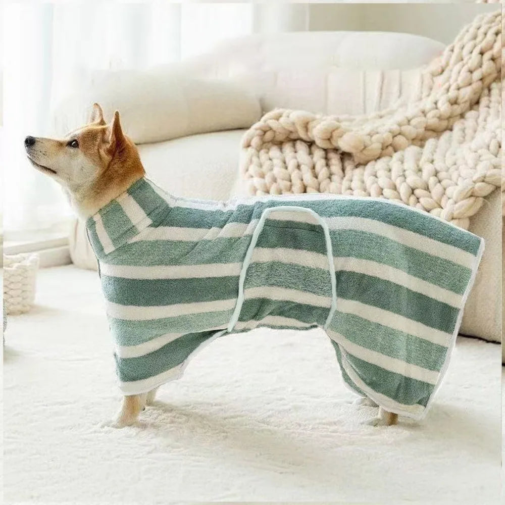Microfibre Pet Bathrobe & Towel