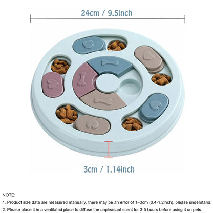 Pet Slow Feeder Puzzle Bowl