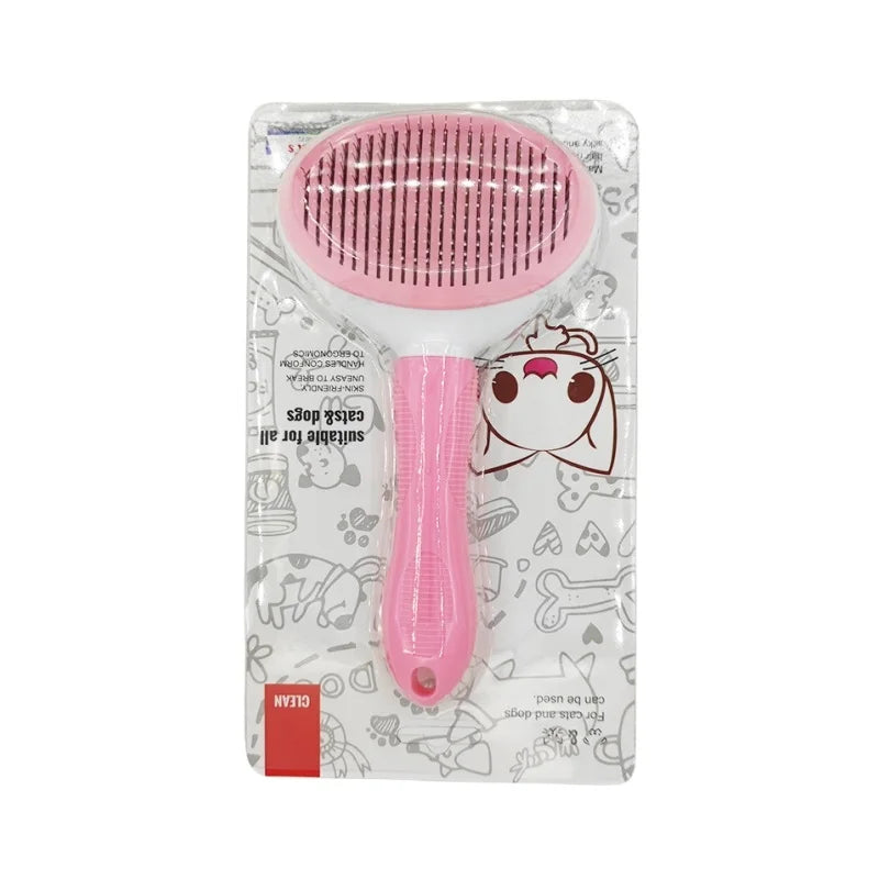 Self-Cleaning Pet Slicker Brush
