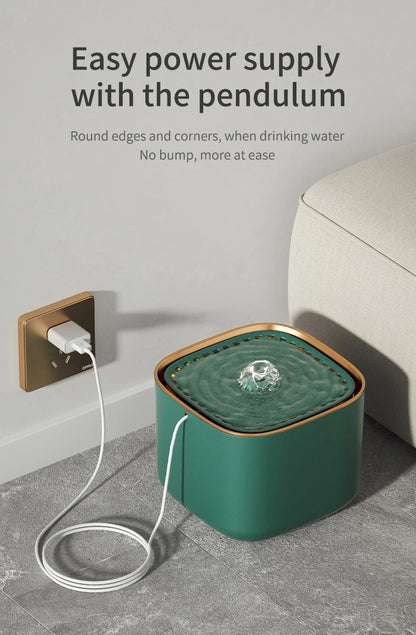Pet Water Fountain with LED Light