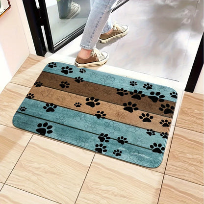 Pet Paw Print Doormat