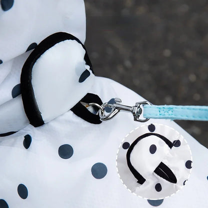 Dog Raincoat with Bear Ears